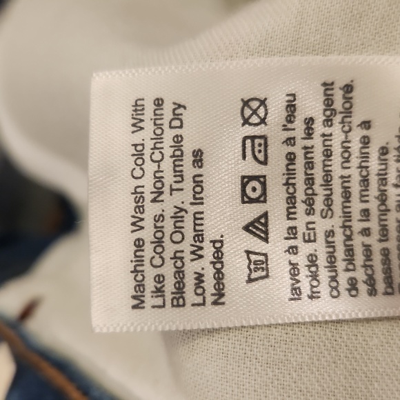 Light wash Madewell "the perfect jean" eco collection jean shorts size 29, NWT! - Picture 6 of 14